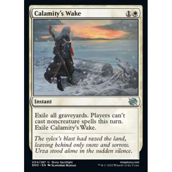 MtG The Brothers' War Uncommon Calamity's Wake #4