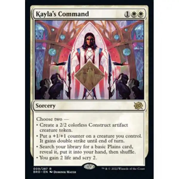 MtG The Brothers' War Rare Kayla's Command #9