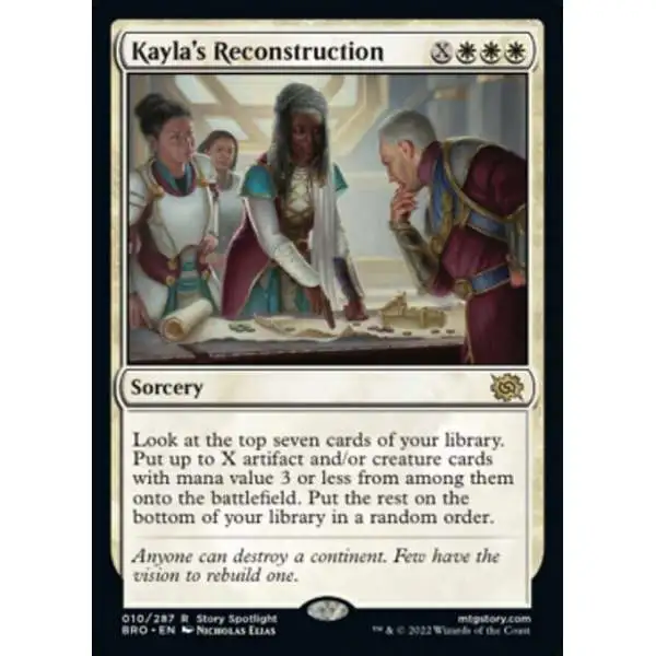 MtG The Brothers' War Rare Kayla's Reconstruction #10