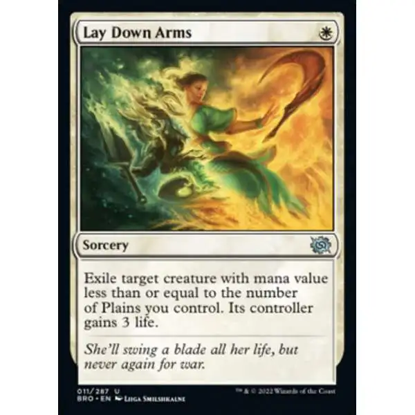 MtG The Brothers' War Uncommon Lay Down Arms #11