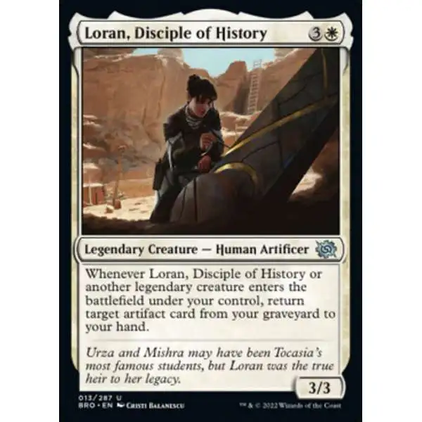 MtG The Brothers' War Uncommon Loran, Disciple of History #13