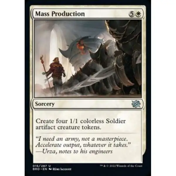 MtG The Brothers' War Uncommon Mass Production #15