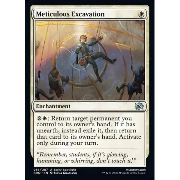 MtG The Brothers' War Uncommon Meticulous Excavation #16