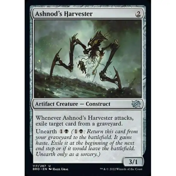 MtG The Brothers' War Uncommon Ashnod's Harvester #117
