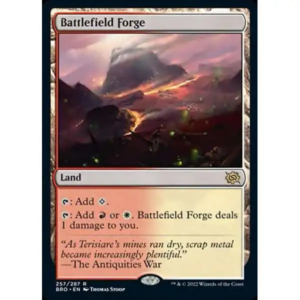 MtG The Brothers' War Rare Battlefield Forge #257
