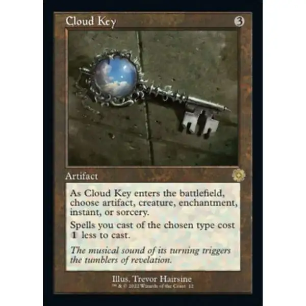 MtG The Brothers' War Retro Artifacts Rare Cloud Key #12 [Retro Frame]