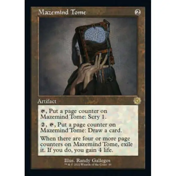 MtG The Brothers' War Retro Artifacts Rare Mazemind Tome #30 [Retro Frame]