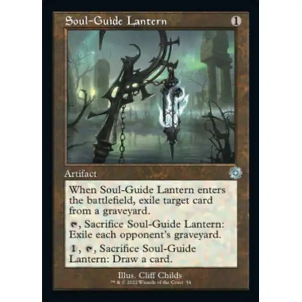 MtG The Brothers' War Retro Artifacts Uncommon Soul-Guide Lantern #54 [Retro Frame FOIL]