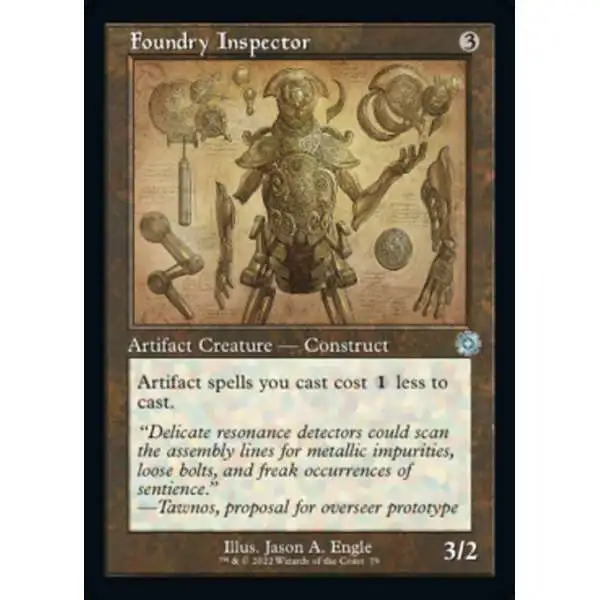 mtg brothers war schematic cards Mystic Forge (Retro Schematic) [The Brothers' Retro Artifacts] Whenever equipped creature deals combat damage to a player Key to the City -