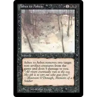 MtG The Dark Common Ashes to Ashes