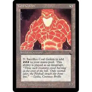 MtG The Dark Uncommon Coal Golem