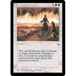 MtG The Dark Uncommon Fire and Brimstone