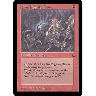 MtG The Dark Common Goblin Digging Team
