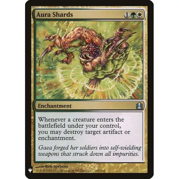 MtG The List Uncommon Aura Shards CMD-182 [Commander 2011]