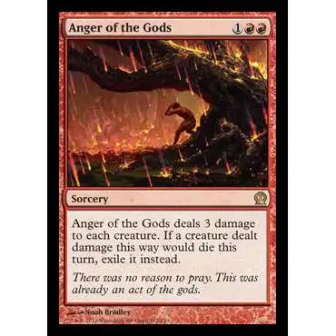 MtG Trading Card Game Theros Rare Anger of the Gods #112