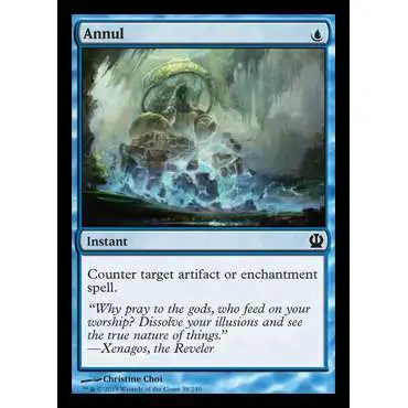 MtG Trading Card Game Theros Common Foil Annul #38
