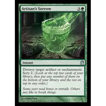 MtG Trading Card Game Theros Uncommon Foil Artisan's Sorrow #151
