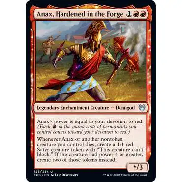 MtG Trading Card Game Theros Beyond Death Uncommon Anax, Hardened in the Forge #125
