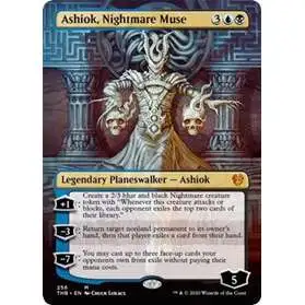 MtG Trading Card Game Theros Beyond Death Mythic Rare Ashiok, Nightmare Muse #256 [Borderless]