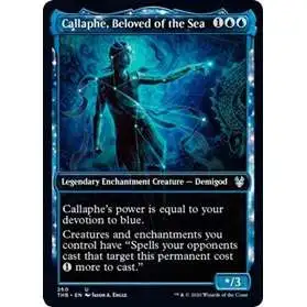 MtG Trading Card Game Theros Beyond Death Uncommon Callaphe, Beloved of the Sea #260 [Showcase]