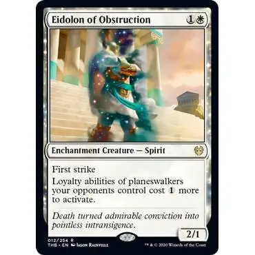 MtG Trading Card Game Theros Beyond Death Rare Eidolon of Obstruction #12