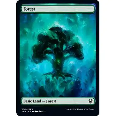 MtG Trading Card Game Theros Beyond Death Land Forest #254 [Full-Art Foil]