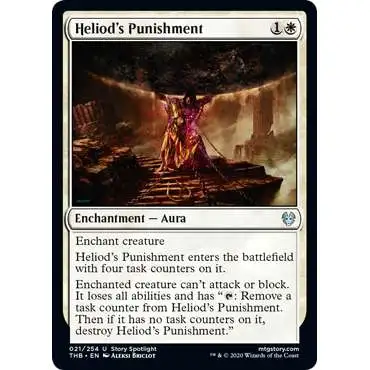 MtG Trading Card Game Theros Beyond Death Uncommon Heliod's Punishment #21