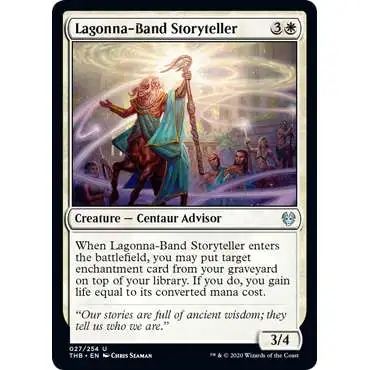 MtG Trading Card Game Theros Beyond Death Uncommon Lagonna-Band Storyteller #27
