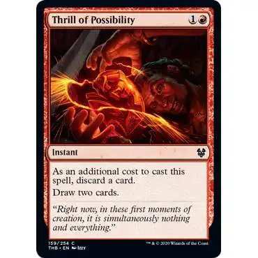 MtG Trading Card Game Theros Beyond Death Common Thrill of Possibility #159