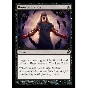 MtG Trading Card Game Theros Common Foil Boon of Erebos #80