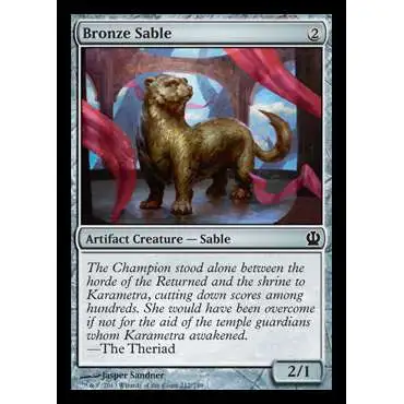 MtG Trading Card Game Theros Common Bronze Sable #212