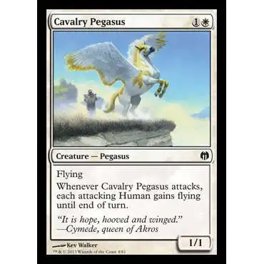 MtG Trading Card Game Theros Common Cavalry Pegasus #2