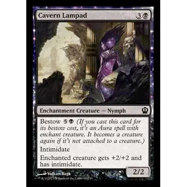 MtG Trading Card Game Theros Common Foil Cavern Lampad #81