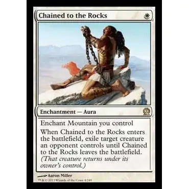 MtG Trading Card Game Theros Rare Foil Chained to the Rocks #4