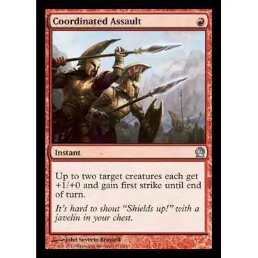 MtG Trading Card Game Theros Uncommon Coordinated Assault #116
