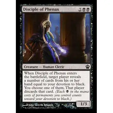 MtG Trading Card Game Theros Common Disciple of Phenax #84