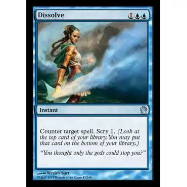 MtG Trading Card Game Theros Uncommon Dissolve #47