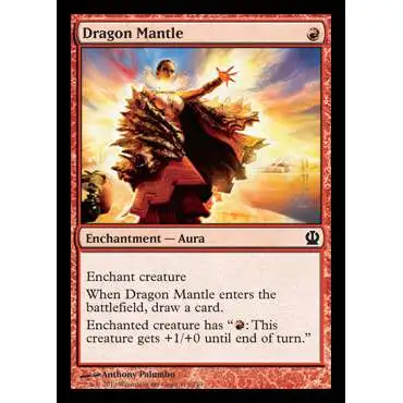MtG Trading Card Game Theros Common Dragon Mantle #119