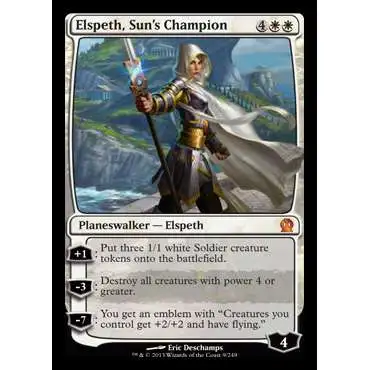 MtG Trading Card Game Theros Mythic Rare Elspeth, Sun's Champion #9