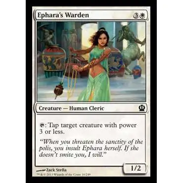 MtG Trading Card Game Theros Common Ephara's Warden #10