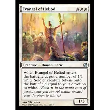 MtG Trading Card Game Theros Uncommon Evangel of Heliod #11