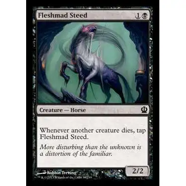 MtG Trading Card Game Theros Common Foil Fleshmad Steed #88