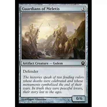 MtG Trading Card Game Theros Common Guardians of Meletis #217