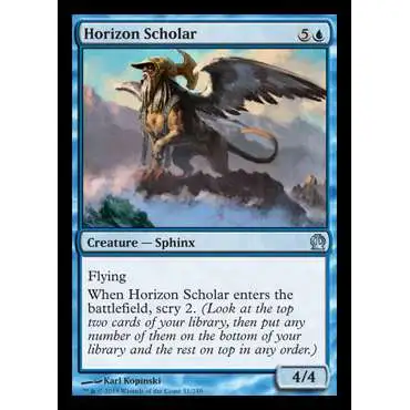 MtG Trading Card Game Theros Uncommon Horizon Scholar #51