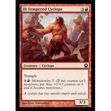 MtG Trading Card Game Theros Common Ill-Tempered Cyclops #125