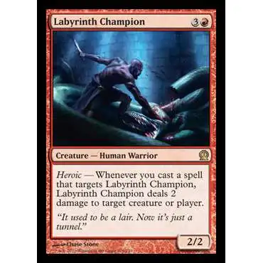 MtG Trading Card Game Theros Rare Labyrinth Champion #126