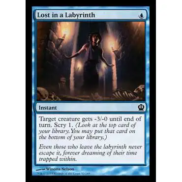 MtG Trading Card Game Theros Common Lost in a Labyrinth #52
