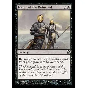 MtG Trading Card Game Theros Common March of the Returned #96