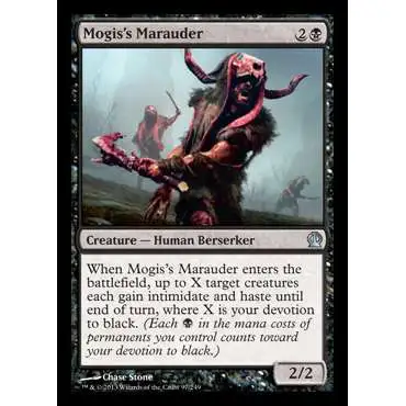 MtG Trading Card Game Theros Uncommon Foil Mogis's Marauder #97