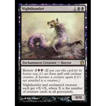 MtG Trading Card Game Theros Rare Foil Nighthowler #98